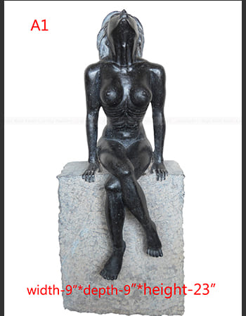 Contemporary abstract form featuring bold geometric patterns and masterful stone work