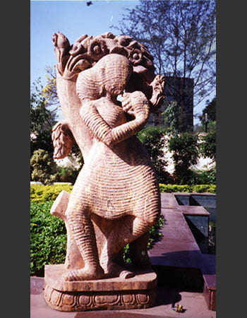 Abstract stone artwork featuring innovative design and expert craftsmanship techniques