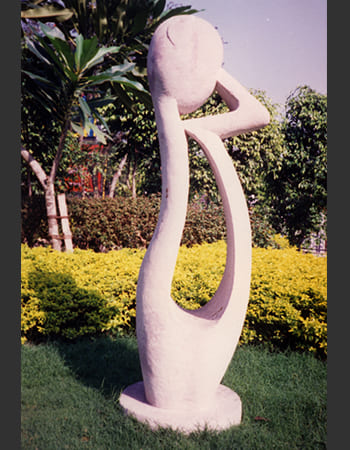 Hotel interior stone artwork combining modern aesthetics with traditional Odia craftsmanship