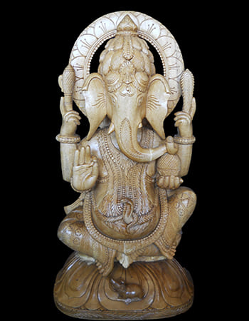 Wooden decorative element featuring intricate lattice work and traditional design patterns